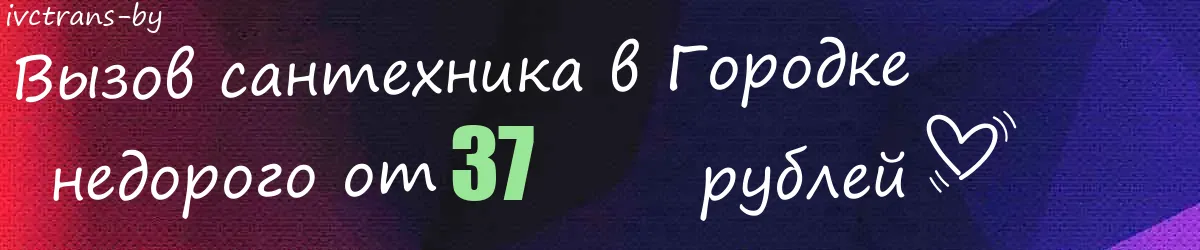 Сантехник в Городке