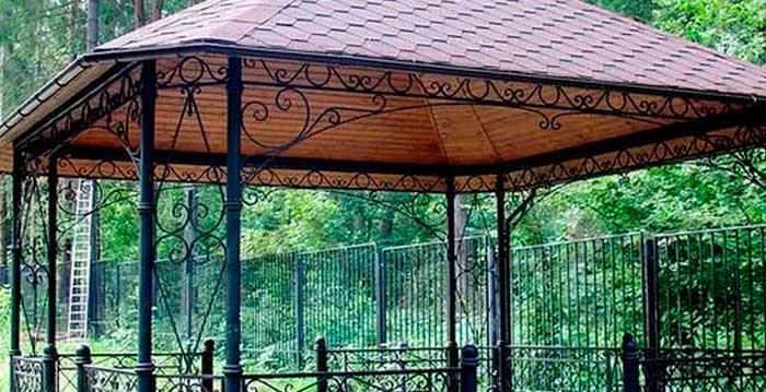 Кованые беседки